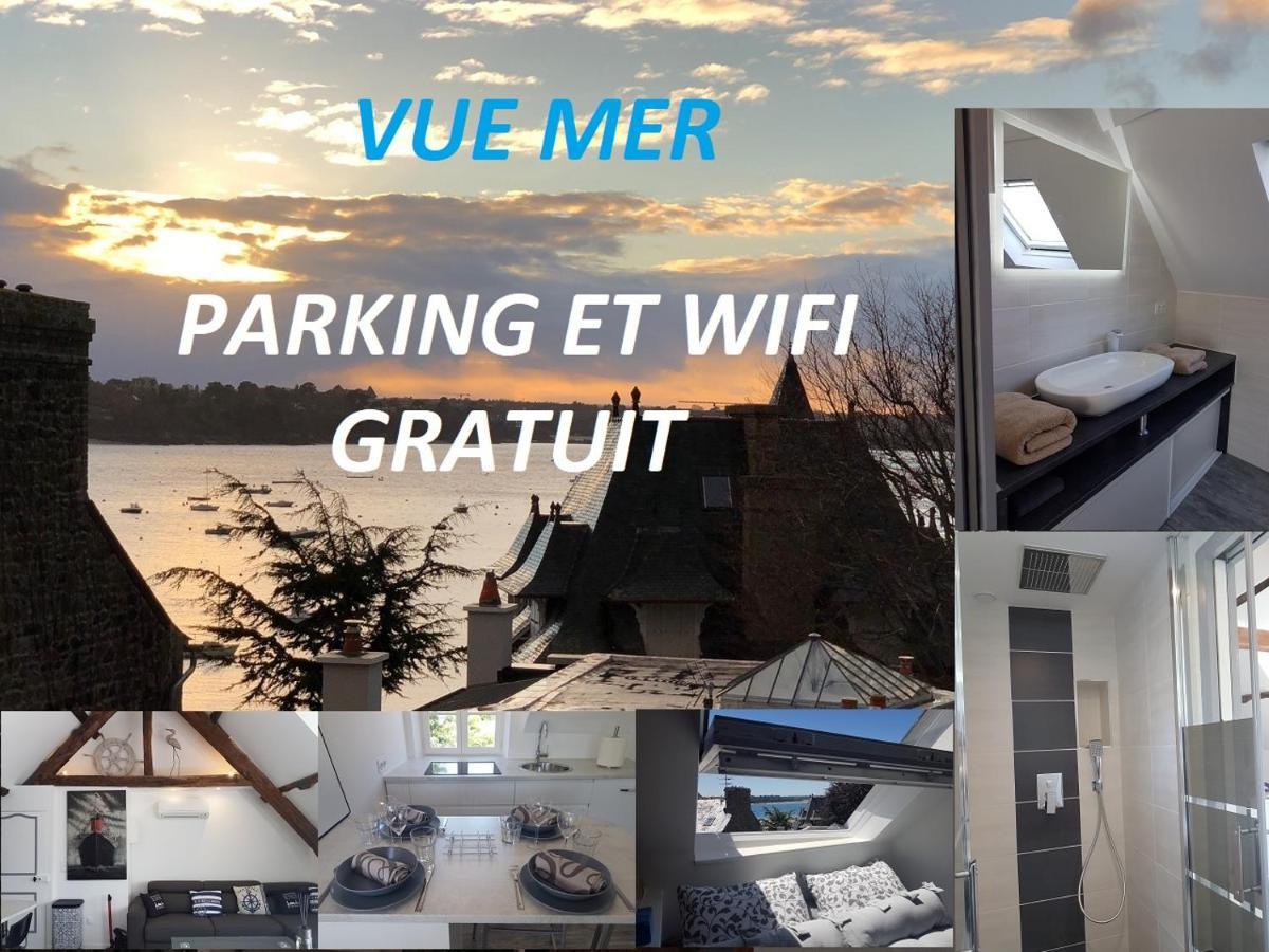 Logement Entier Saint Malo Vue Mer, Proche Ferry, Commerces Et Plage Solidor 50 M Luaran gambar