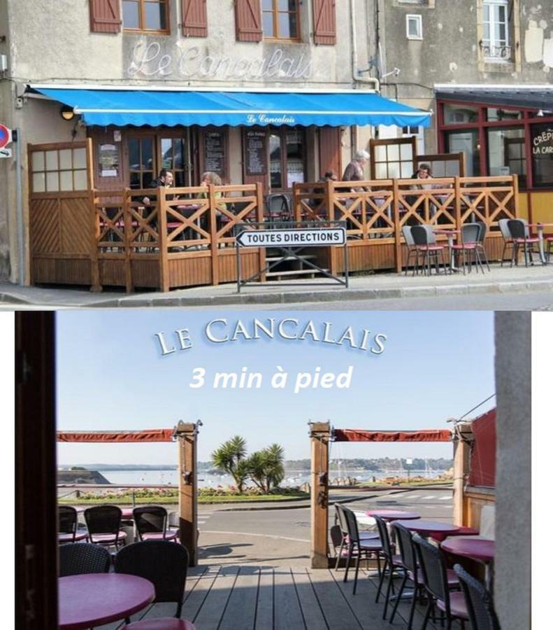 Logement Entier Saint Malo Vue Mer, Proche Ferry, Commerces Et Plage Solidor 50 M Luaran gambar